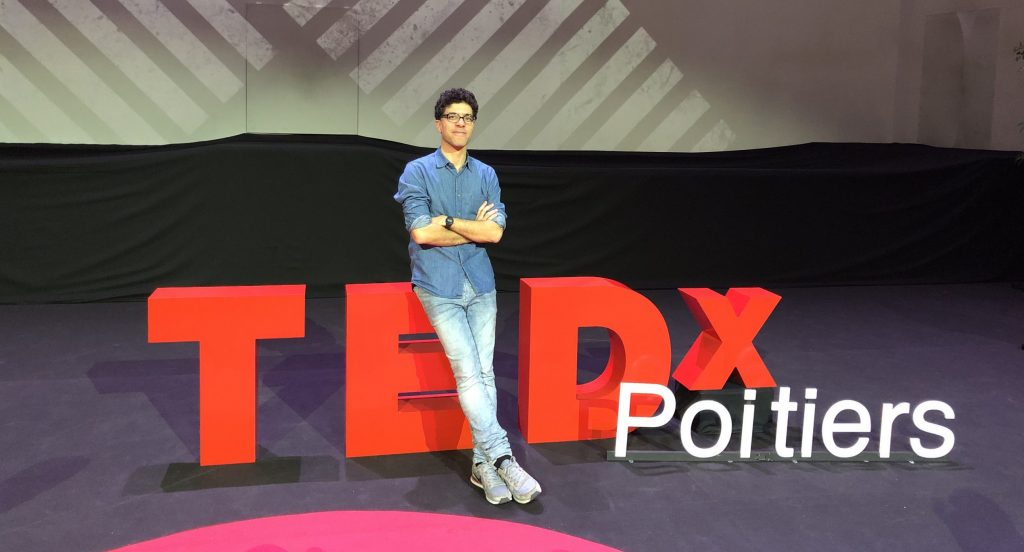 Mehdi Moussaid lors du TEDx de Poitiers